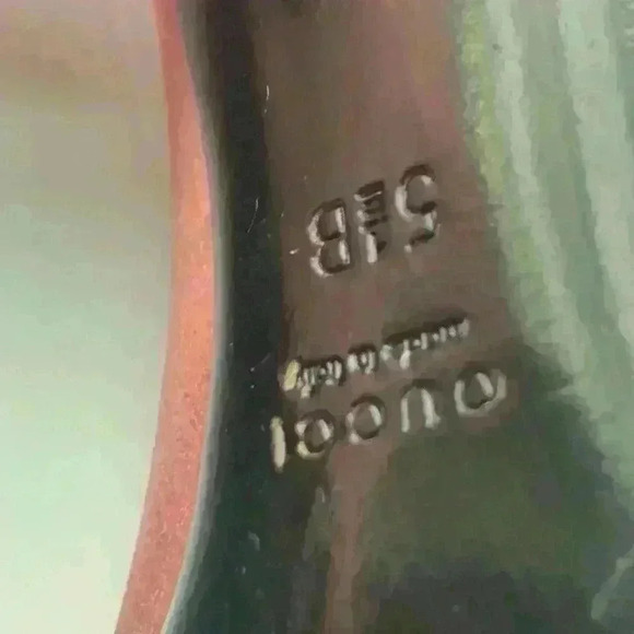 Gucci Pink Satin Horsebit block Heel Pump Sz 5.5 - Picture 2 of 6